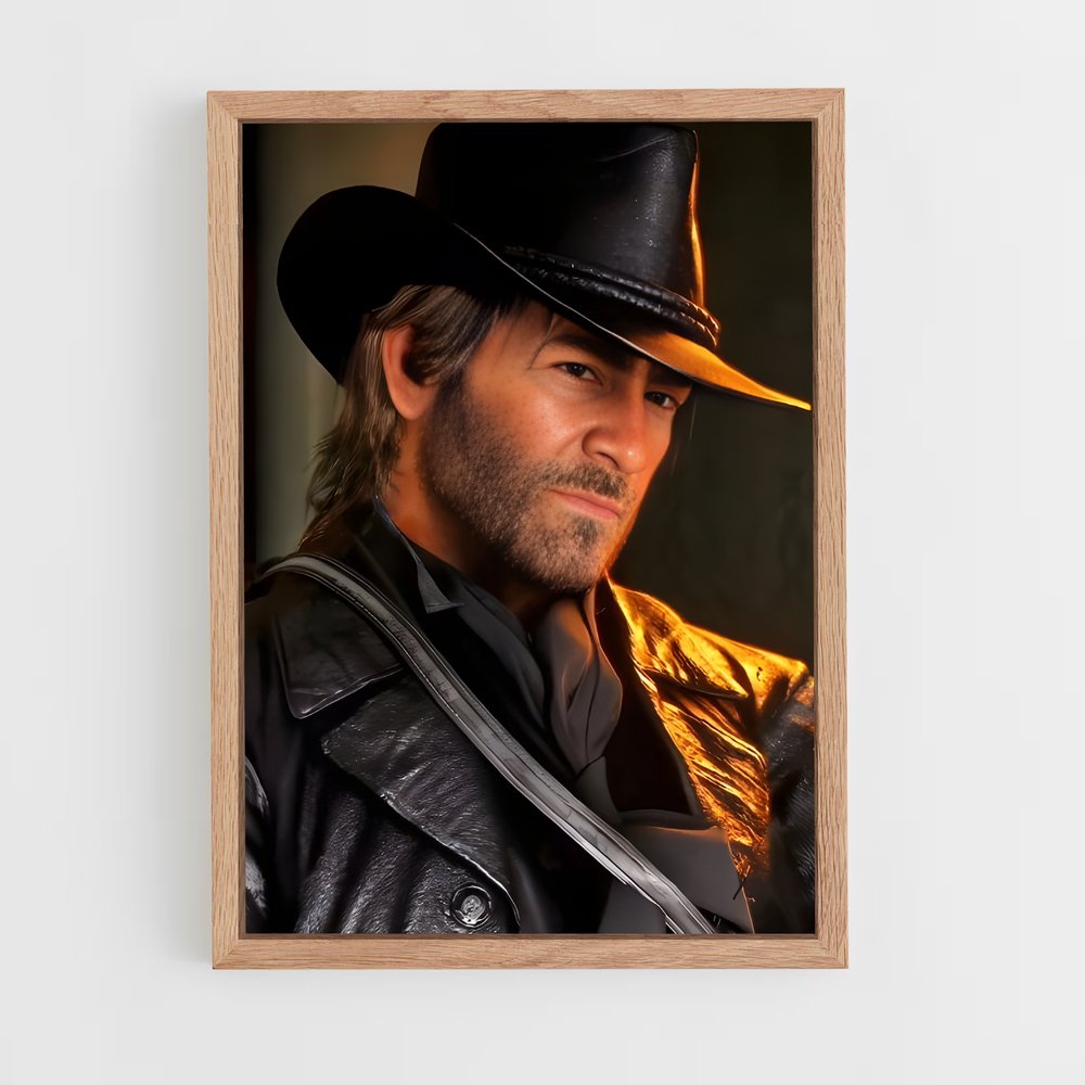Poster Arthur morgan usé – affiche Red Dead Redemption (vue 4)